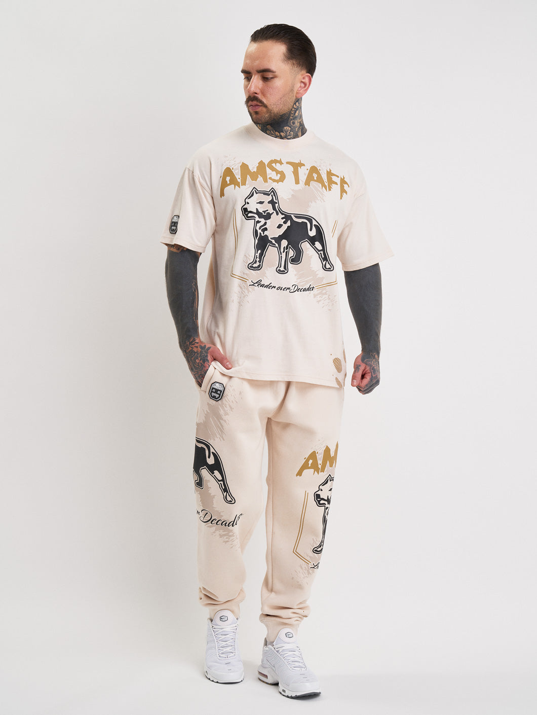 Amstaff Kaldar T-Shirt Creamwood - Amstaff Wear