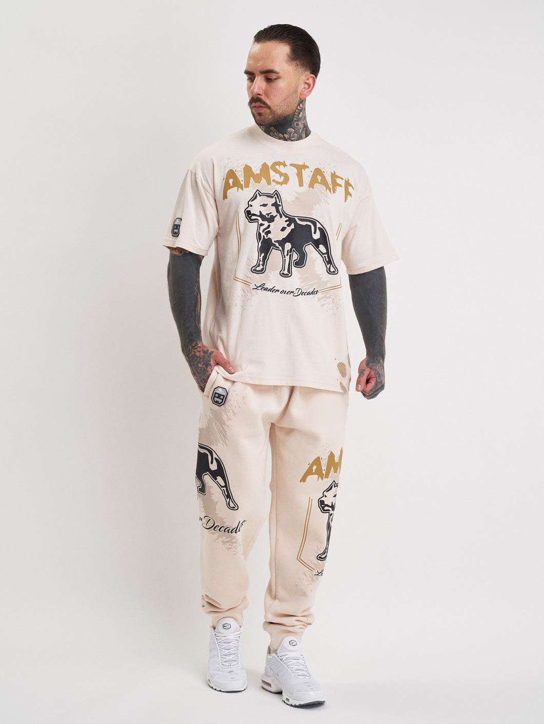 Amstaff Kaldar T-Shirt Creamwood - Amstaff Wear