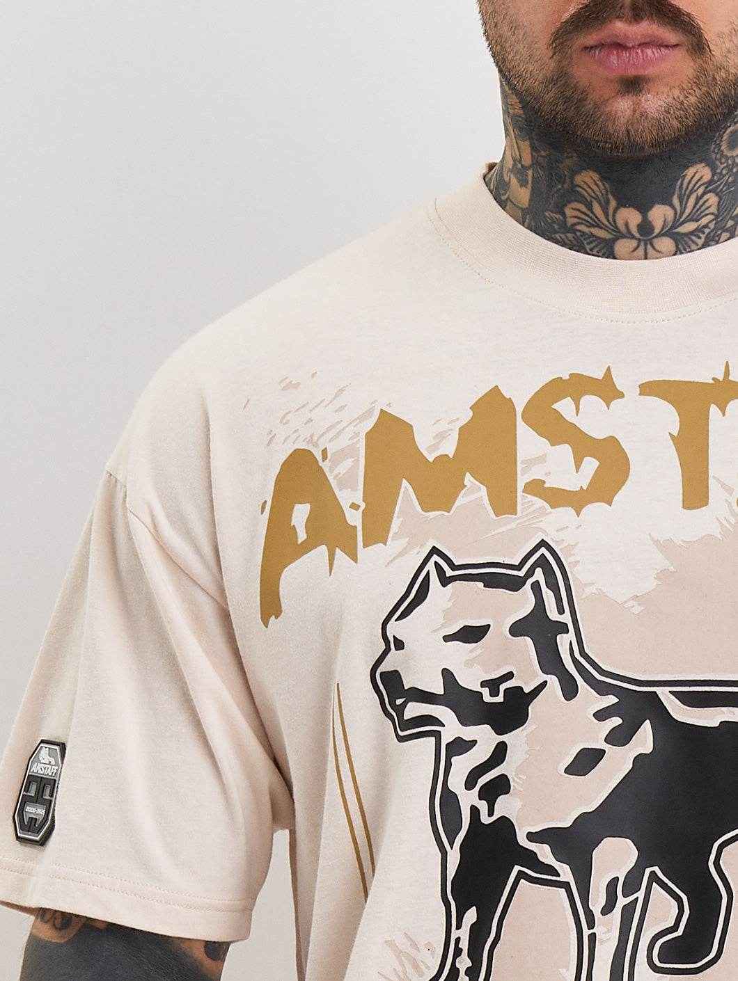 Amstaff Kaldar T-Shirt Creamwood - Amstaff Wear