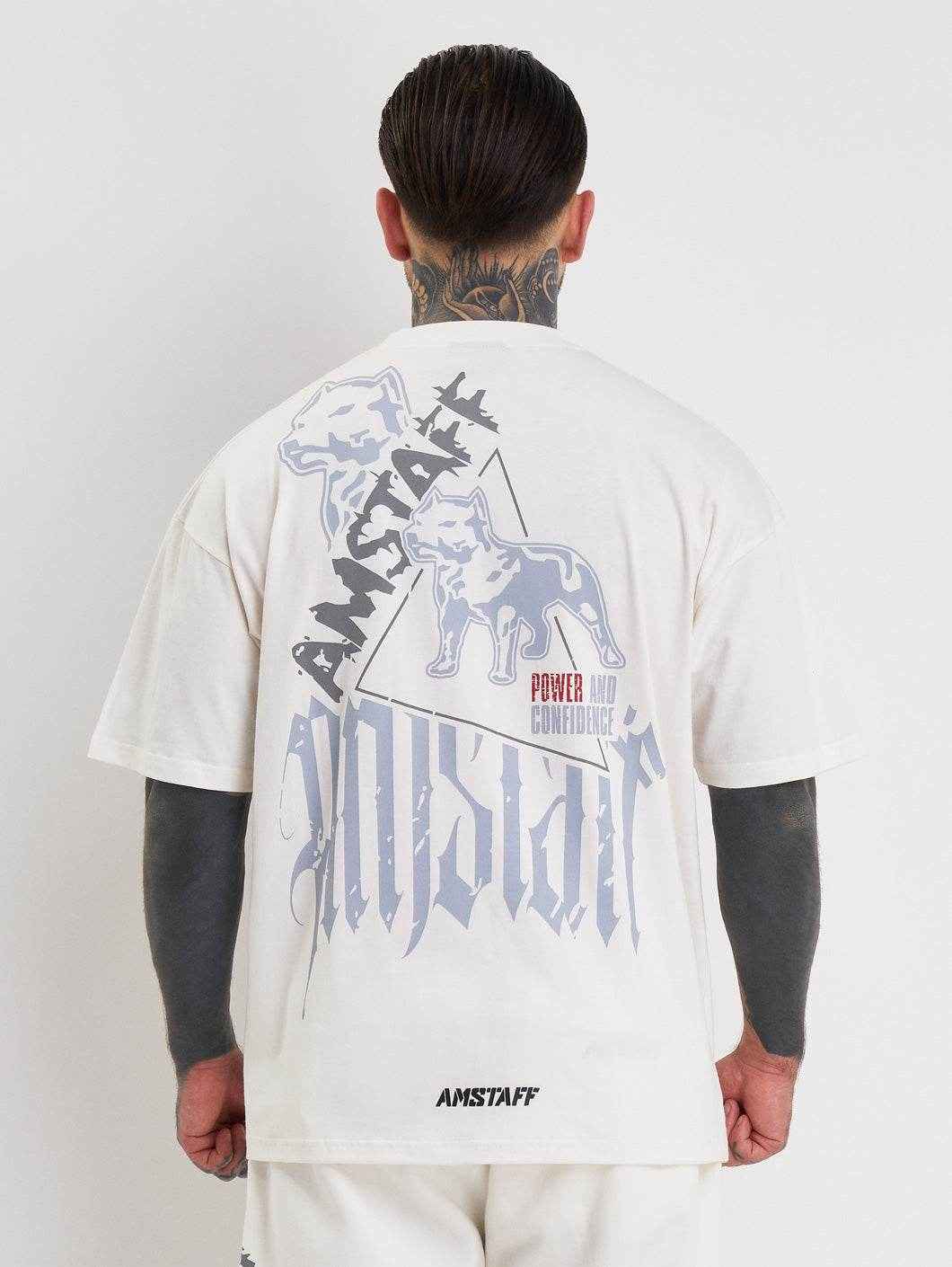 Amstaff Cyrak T-Shirt White - Amstaff Wear