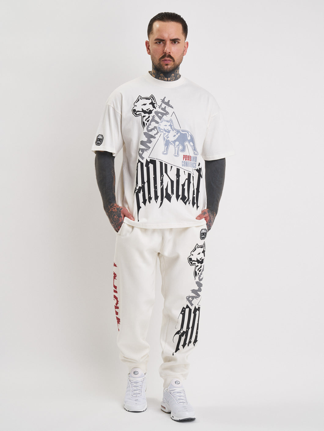 Amstaff Cyrak T-Shirt White - Amstaff Wear