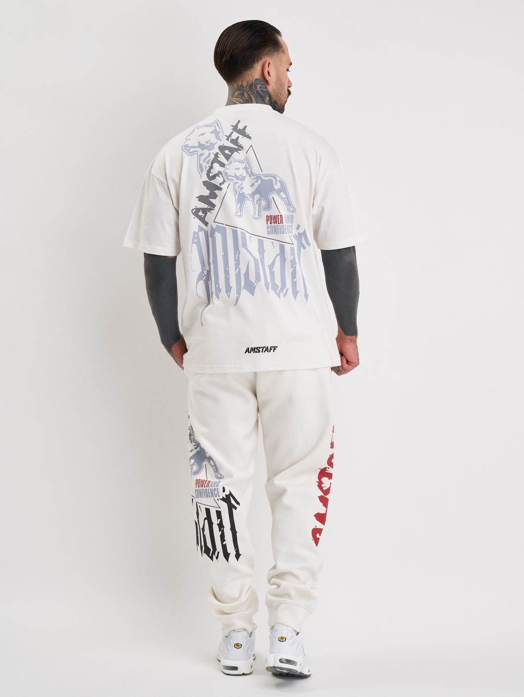 Amstaff Cyrak T-Shirt White - Amstaff Wear