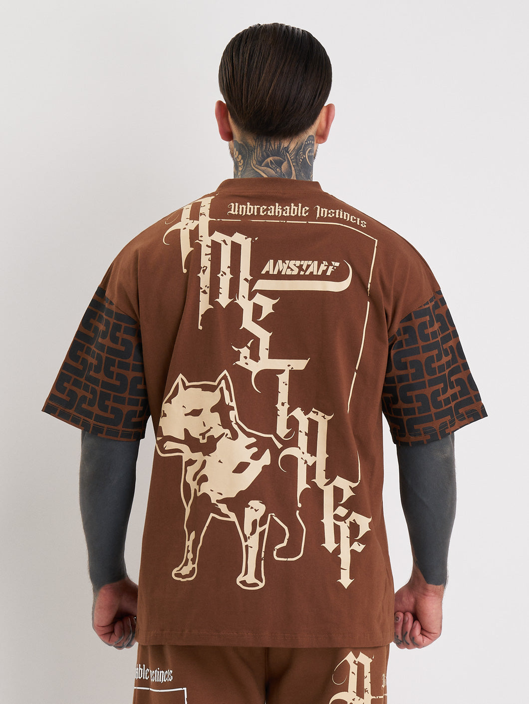 Amstaff Ashur T-Shirt Brown - Amstaff Wear