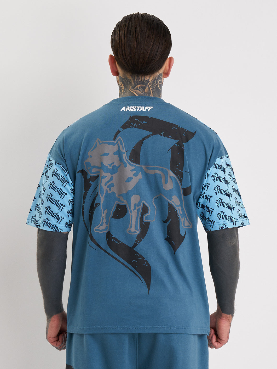 Amstaff Varek T-Shirt Blue - Amstaff Wear