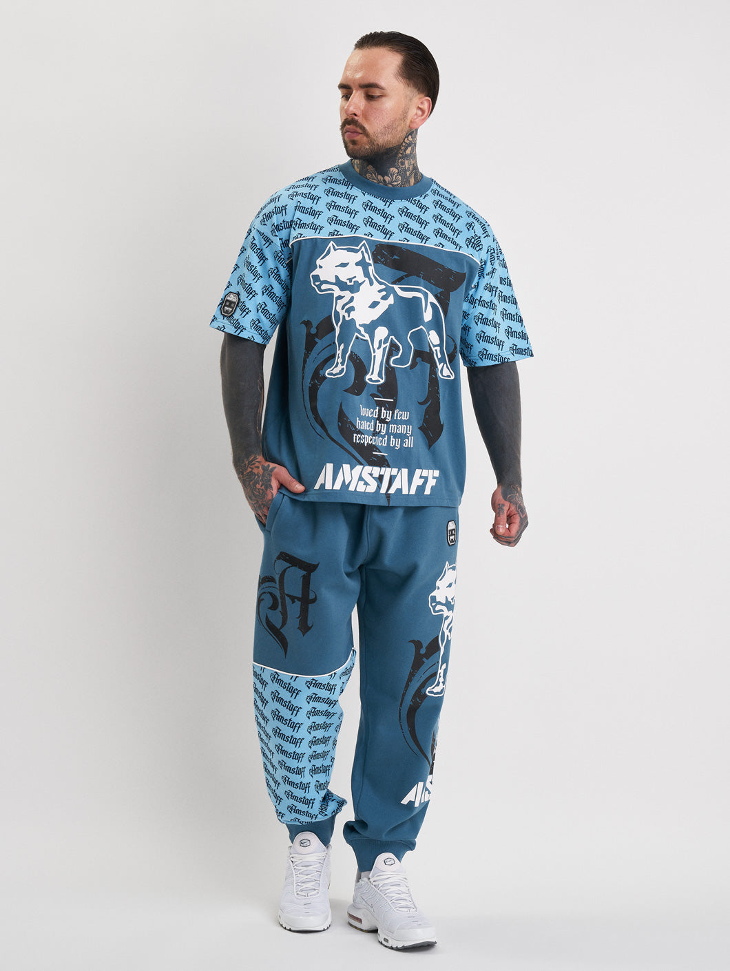 Amstaff Varek T-Shirt Blue - Amstaff Wear
