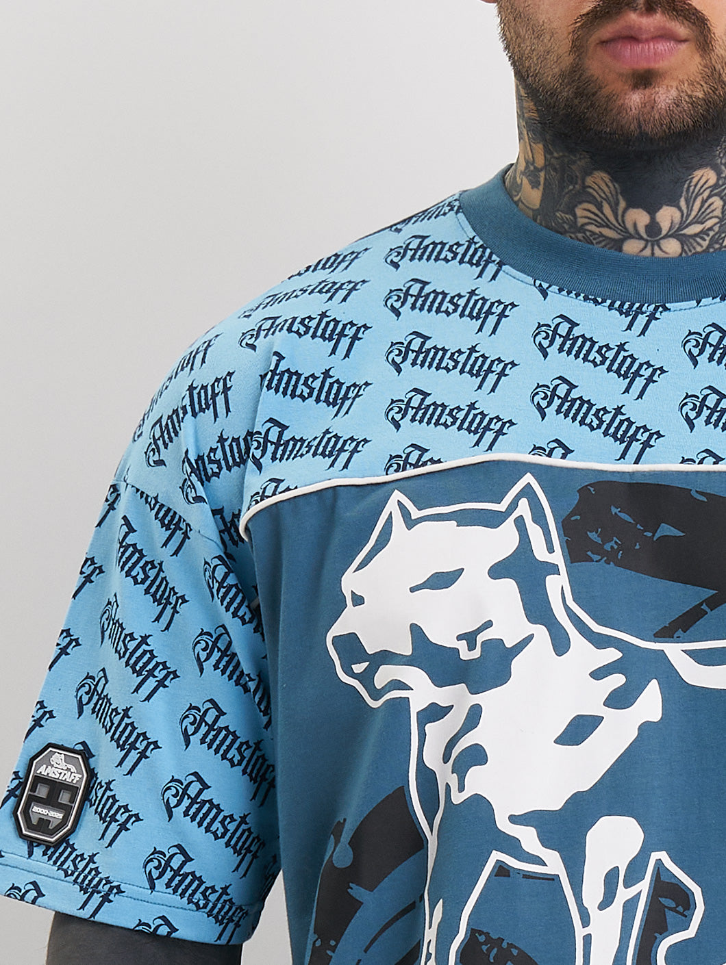 Amstaff Varek T-Shirt Blue - Amstaff Wear