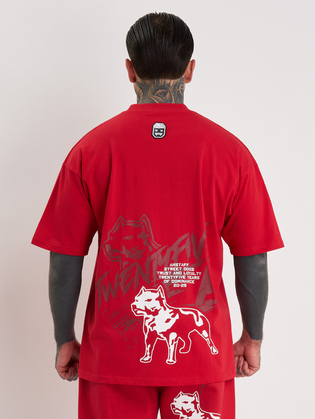 Amstaff Narek T-Shirt Red - Amstaff Wear