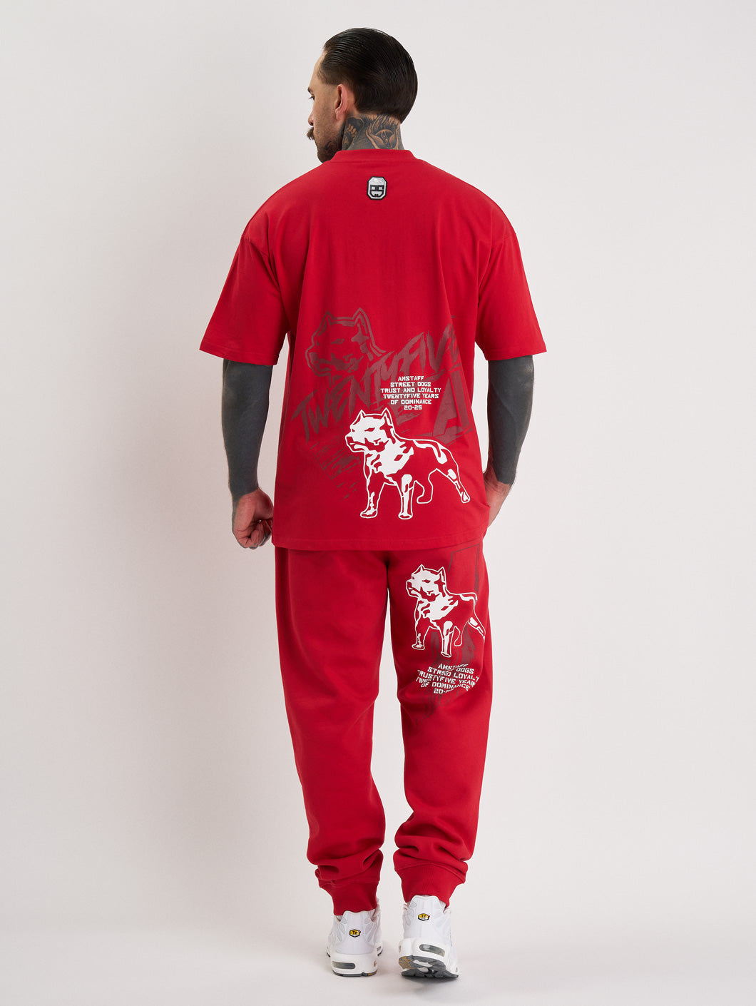 Amstaff Narek T-Shirt Red - Amstaff Wear