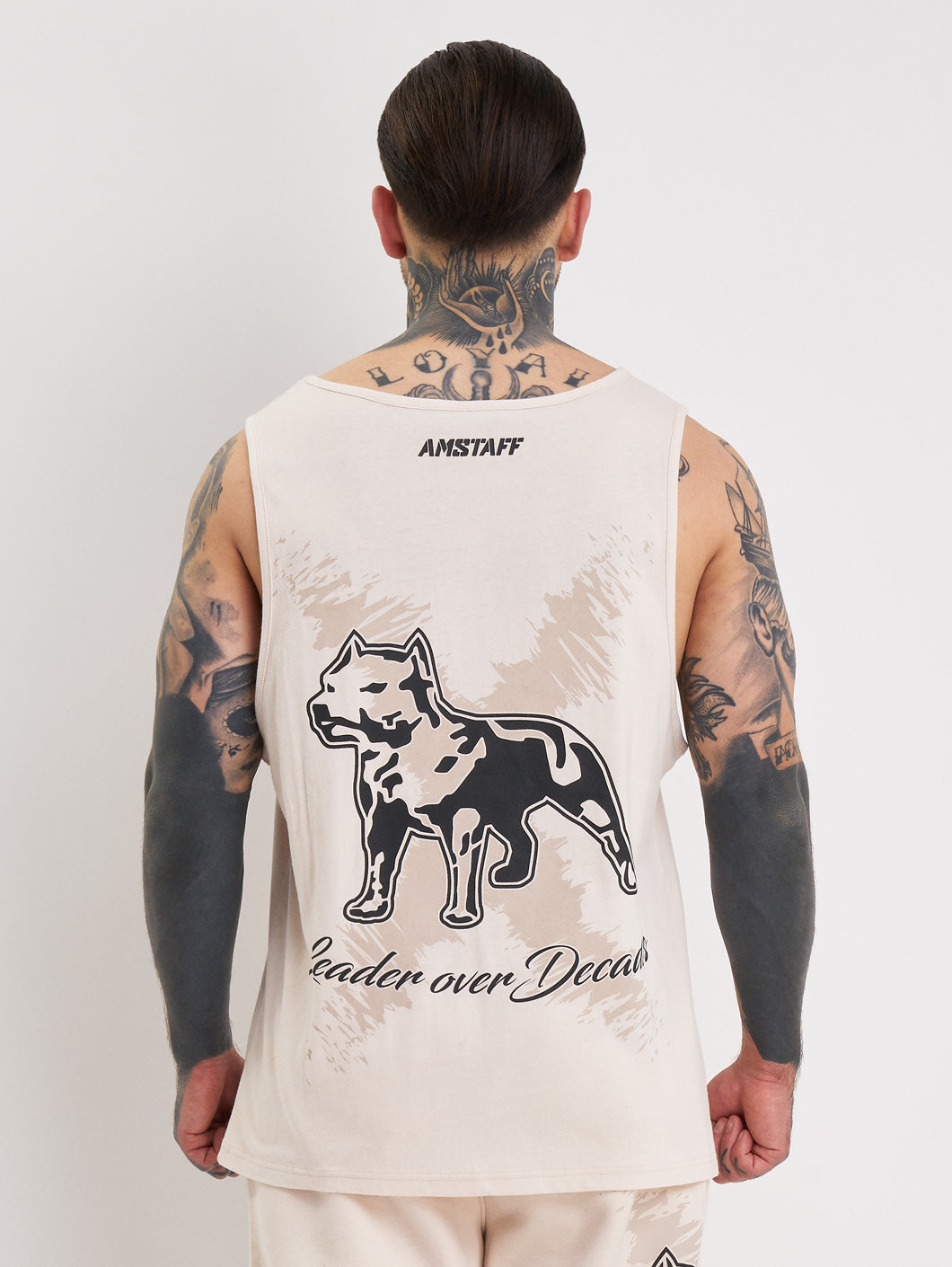 Amstaff Kaldar Tanktop Creamwood - Amstaff Wear