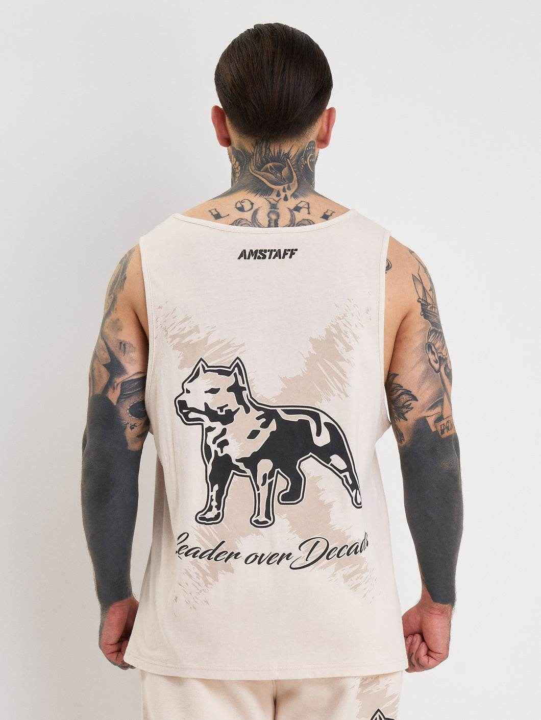 Amstaff Kaldar Tanktop Creamwood - Amstaff Wear