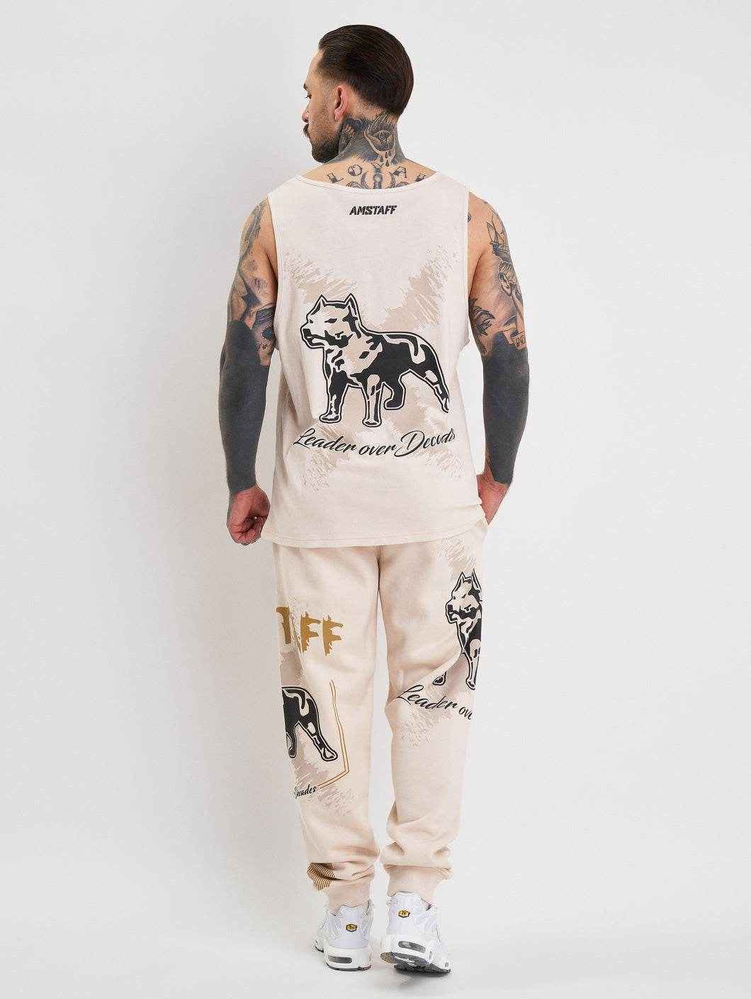 Amstaff Kaldar Tanktop Creamwood - Amstaff Wear