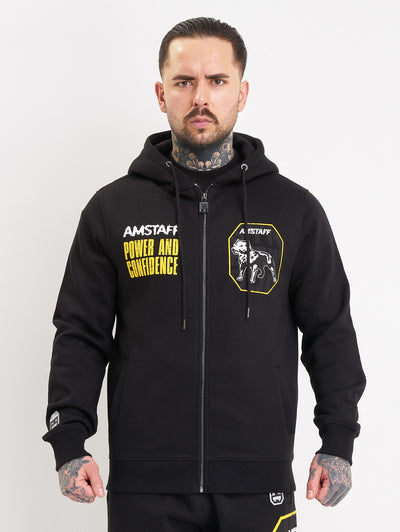 Amstaff Solinor Ziphoodie Black