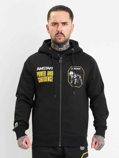 Amstaff Solinor Ziphoodie Black