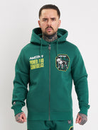 Amstaff Solinor Ziphoodie Green - Amstaff Wear