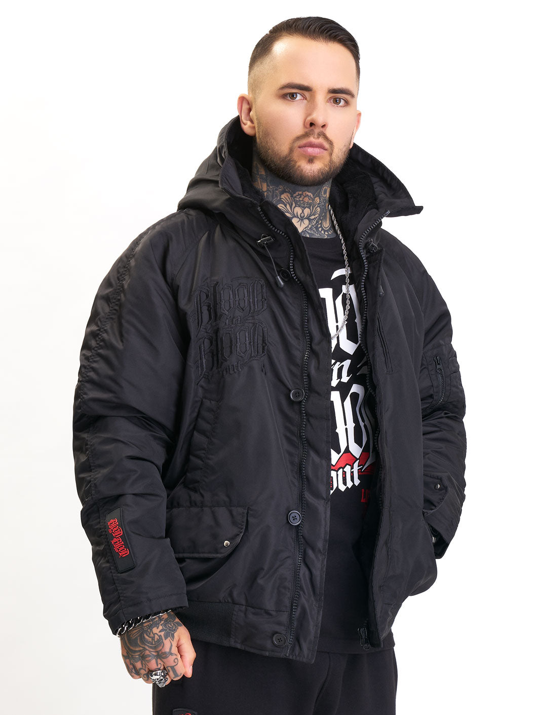 Blood In Blood Out Escudo Winterjacke Black - Amstaff Wear