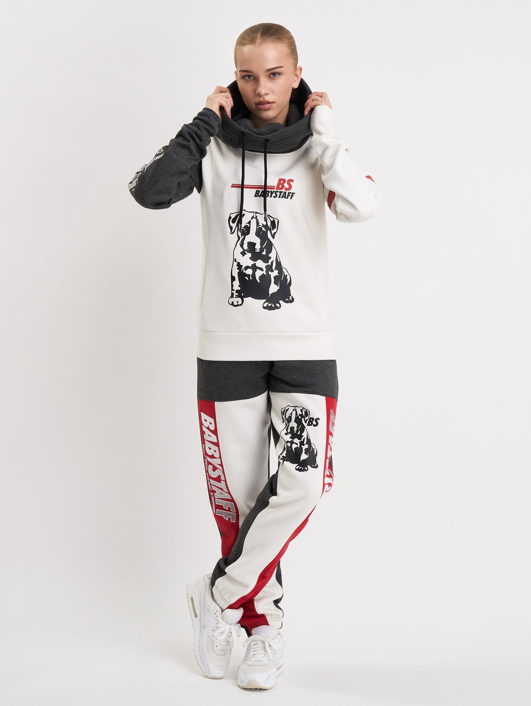 Babystaff Nela Hoodie White Grey