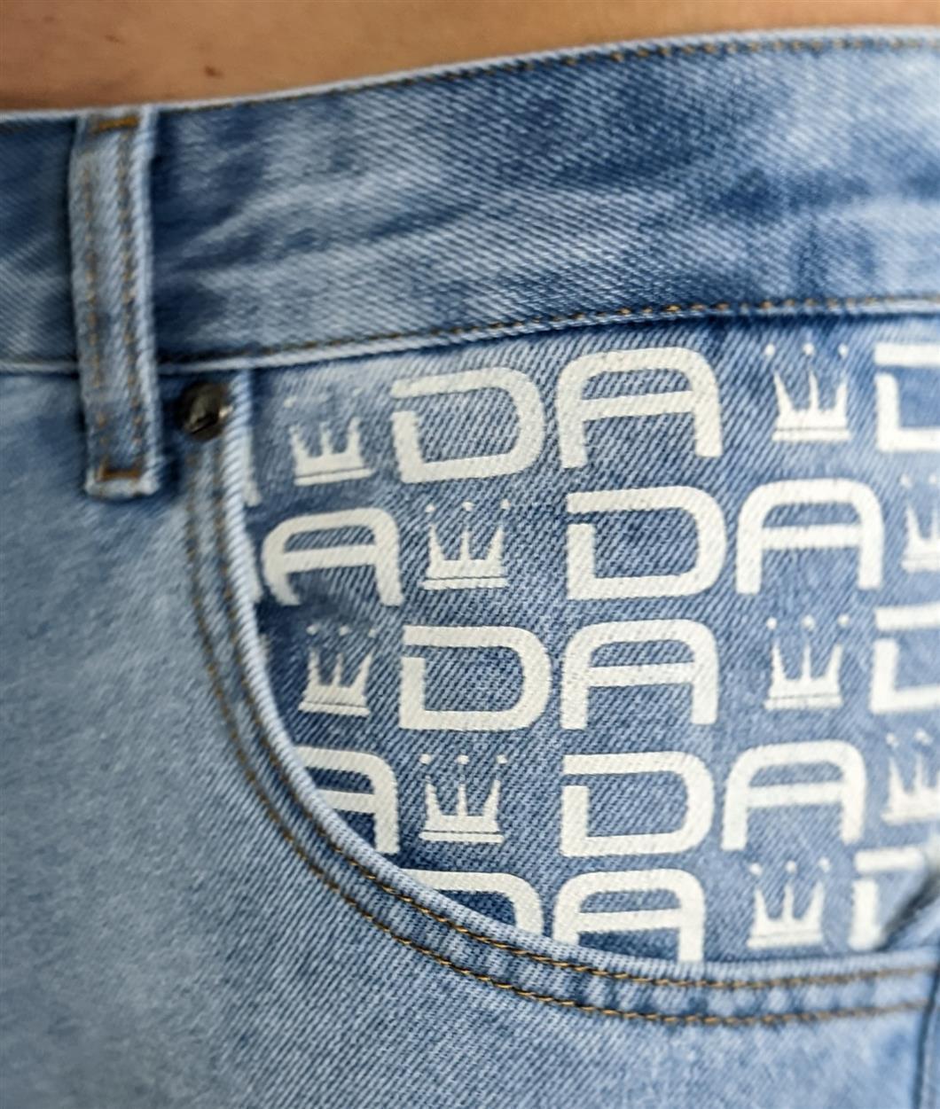 dada supreme minimalist loose fit jeans - 6