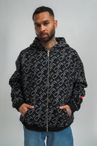 Dada Supreme All Over Zip Hoodie Black - 6