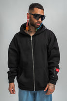 dada supreme basic logo zip hoodie black - 5