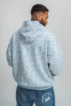 Dada Supreme All Over Zip Hoodie Baby Blue - 4