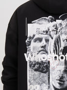 whoshotya ethereal heavy oversize hoodie black - 3