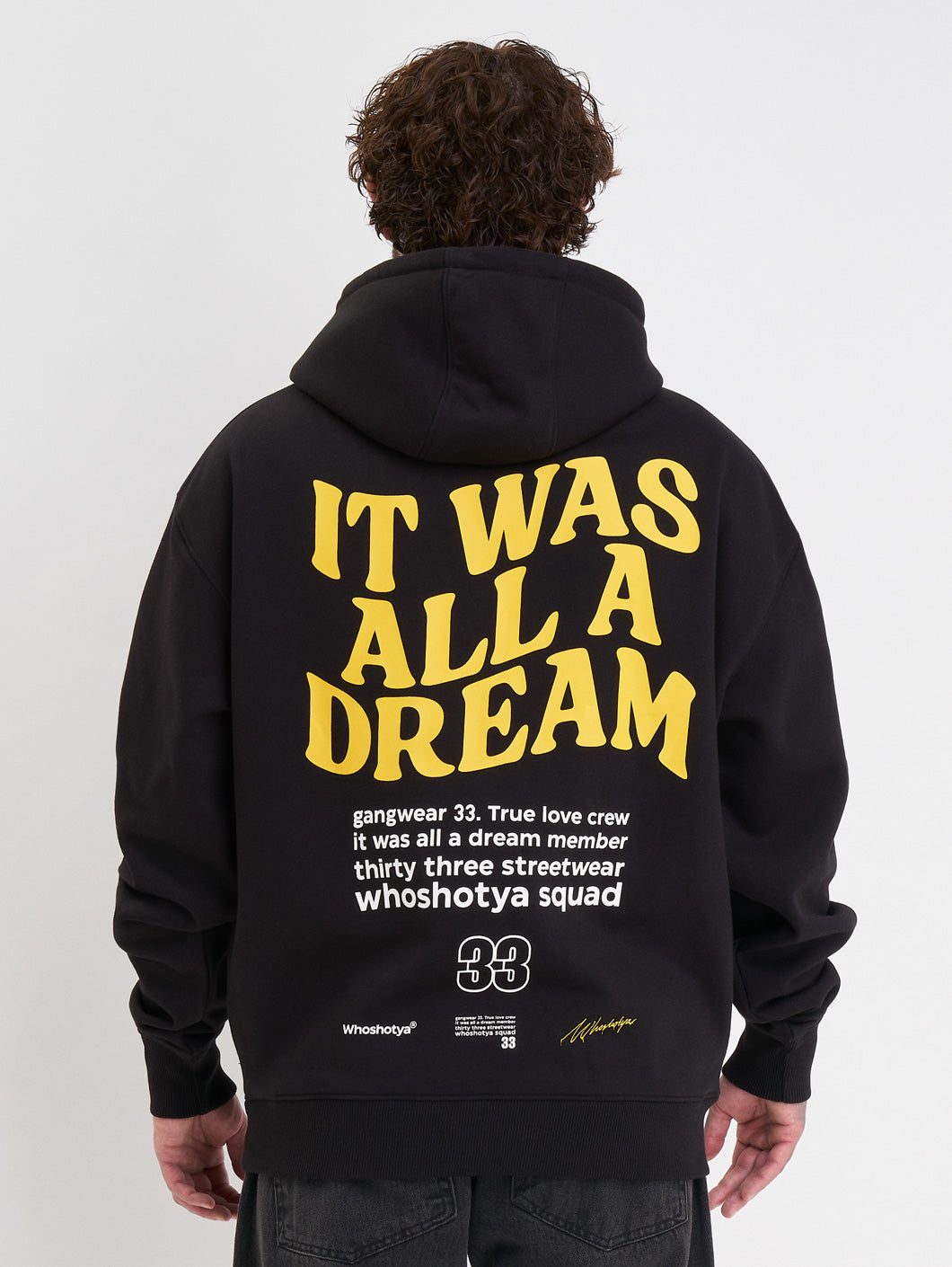 Who Shot Ya? Dreamerz Heavy Oversize Hoodie Black 2XL