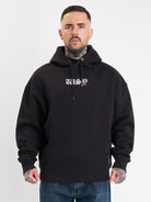 whoshotya matria heavy oversize hoodie black - 3