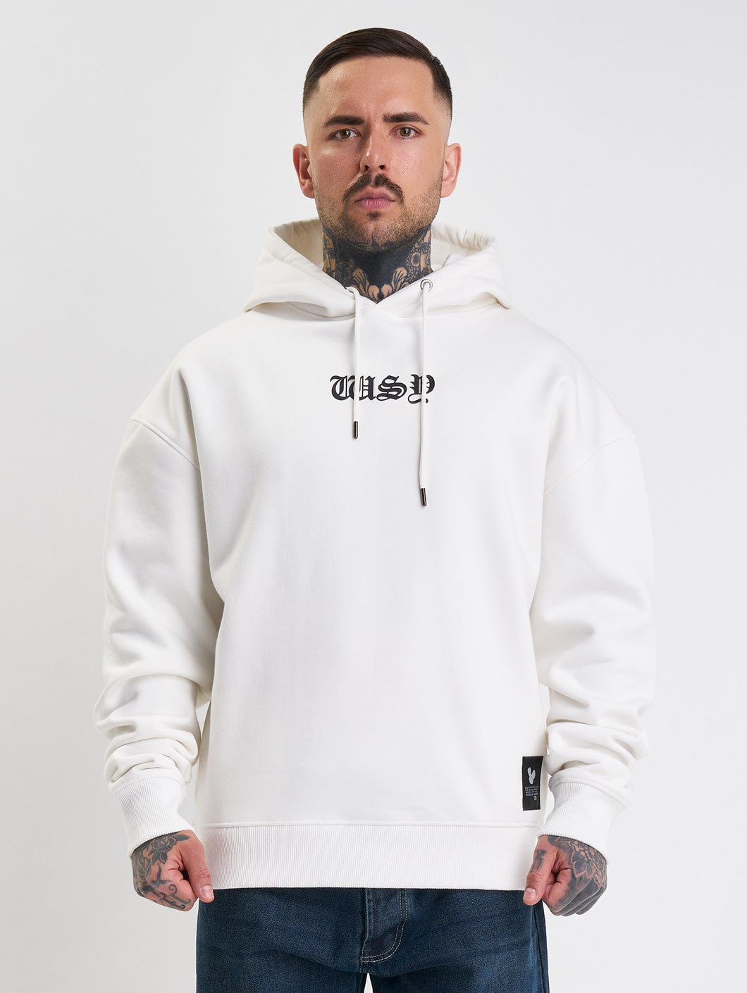 Who Shot Ya? Matria Heavy Oversize Hoodie White