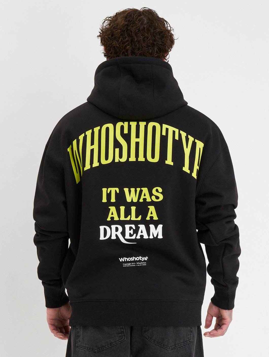 Who Shot Ya? Toxigen Heavy Oversize Hoodie Black