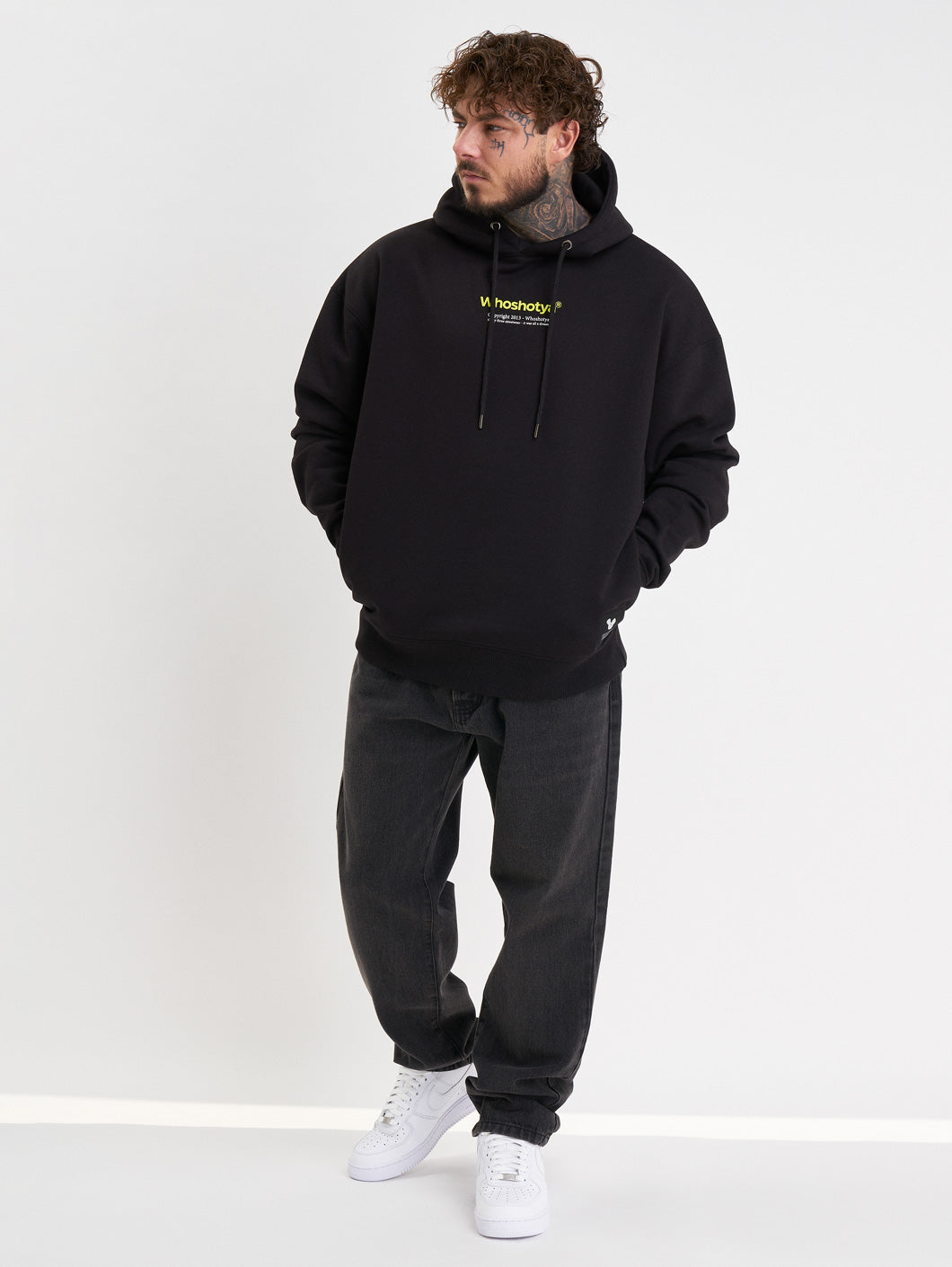 whoshotya toxigen heavy oversize hoodie black - 1