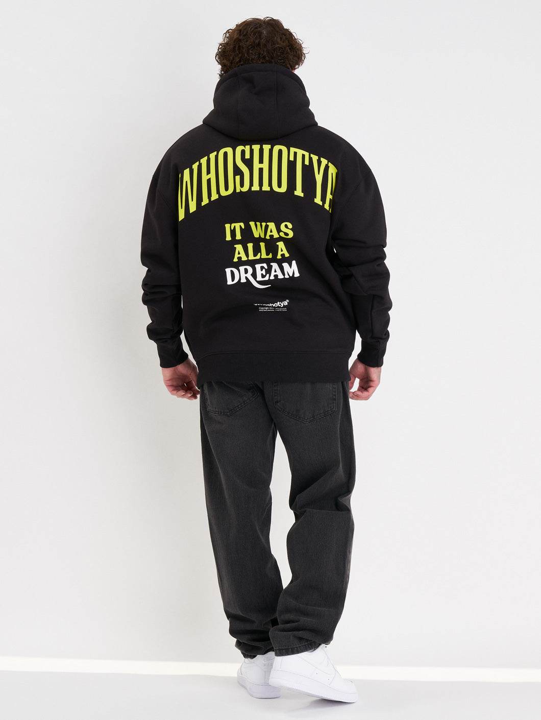 Who Shot Ya? Toxigen Heavy Oversize Hoodie Black