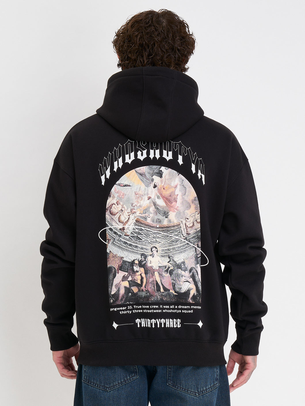 Whoshotya Legacian Heavy Oversize Hoodie Black - Amstaff Wear