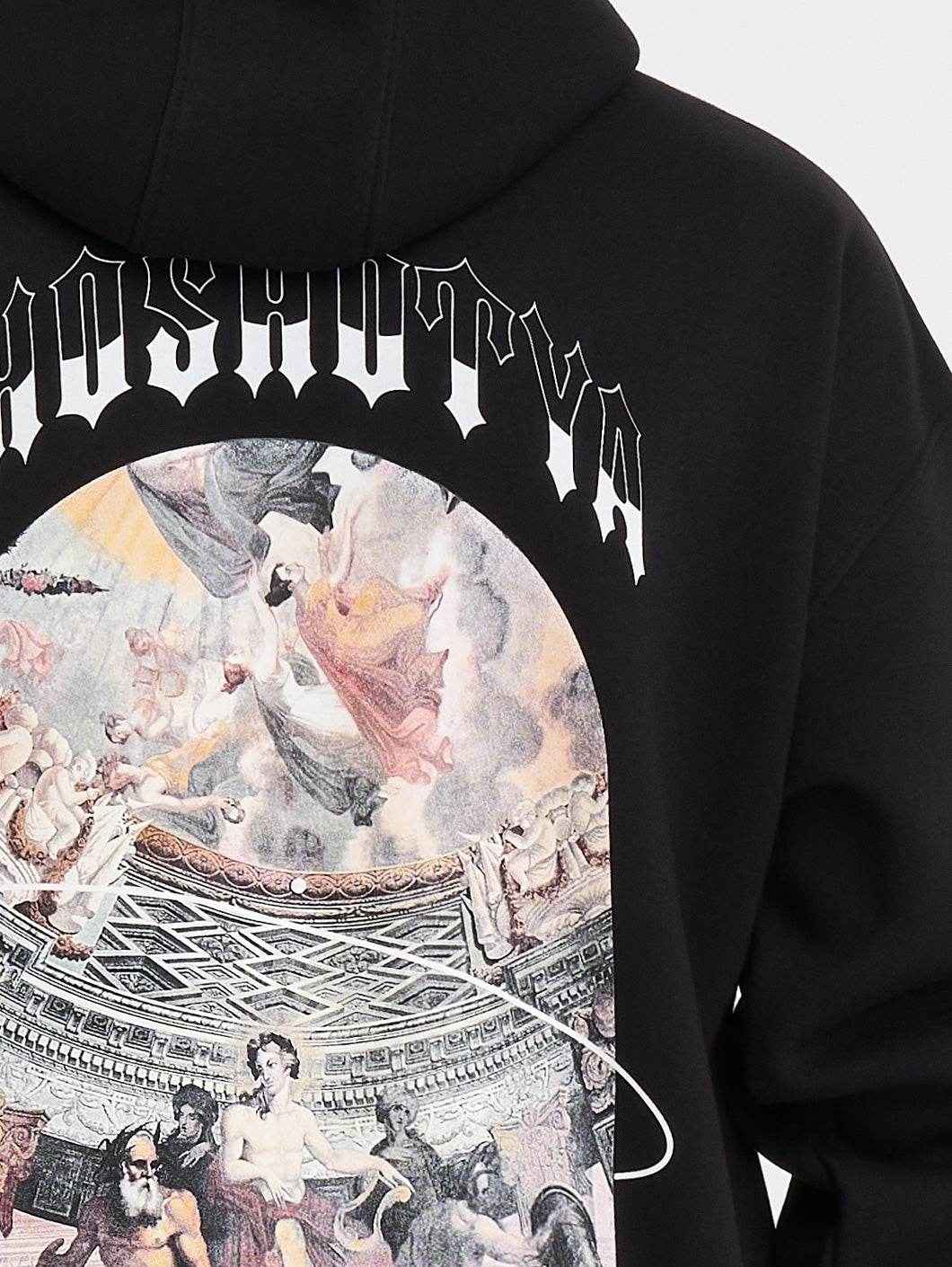 Who Shot Ya? Legacian Heavy Oversize Hoodie Black