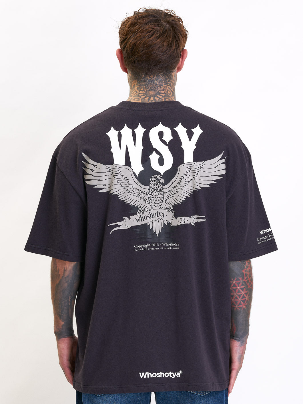 Eagle Oversized T-Shirt Black 2XL