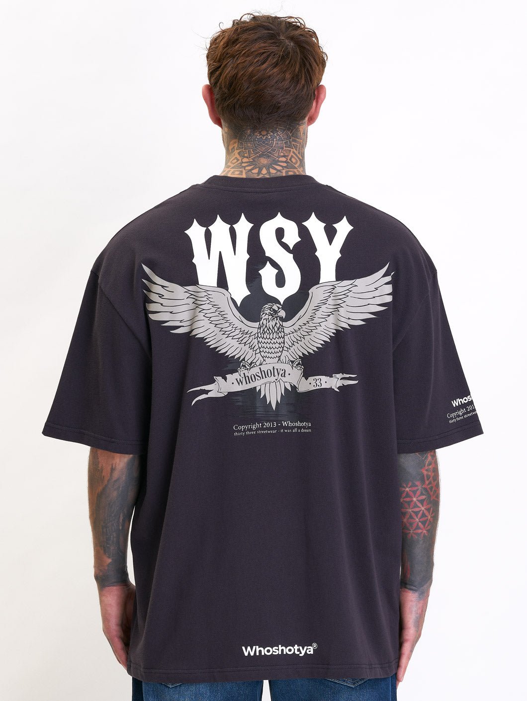 eagle oversized t-shirt - 6