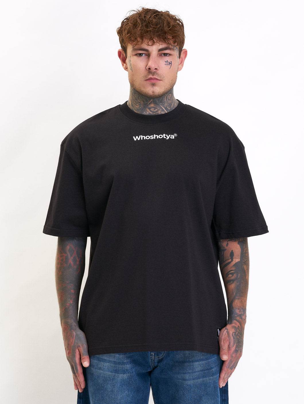 Cherry Oversized T-Shirt Black - Amstaff Wear