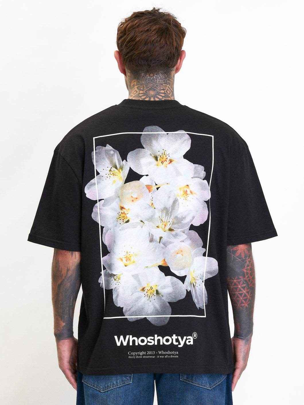 Cherry Oversized T-Shirt Black - Amstaff Wear