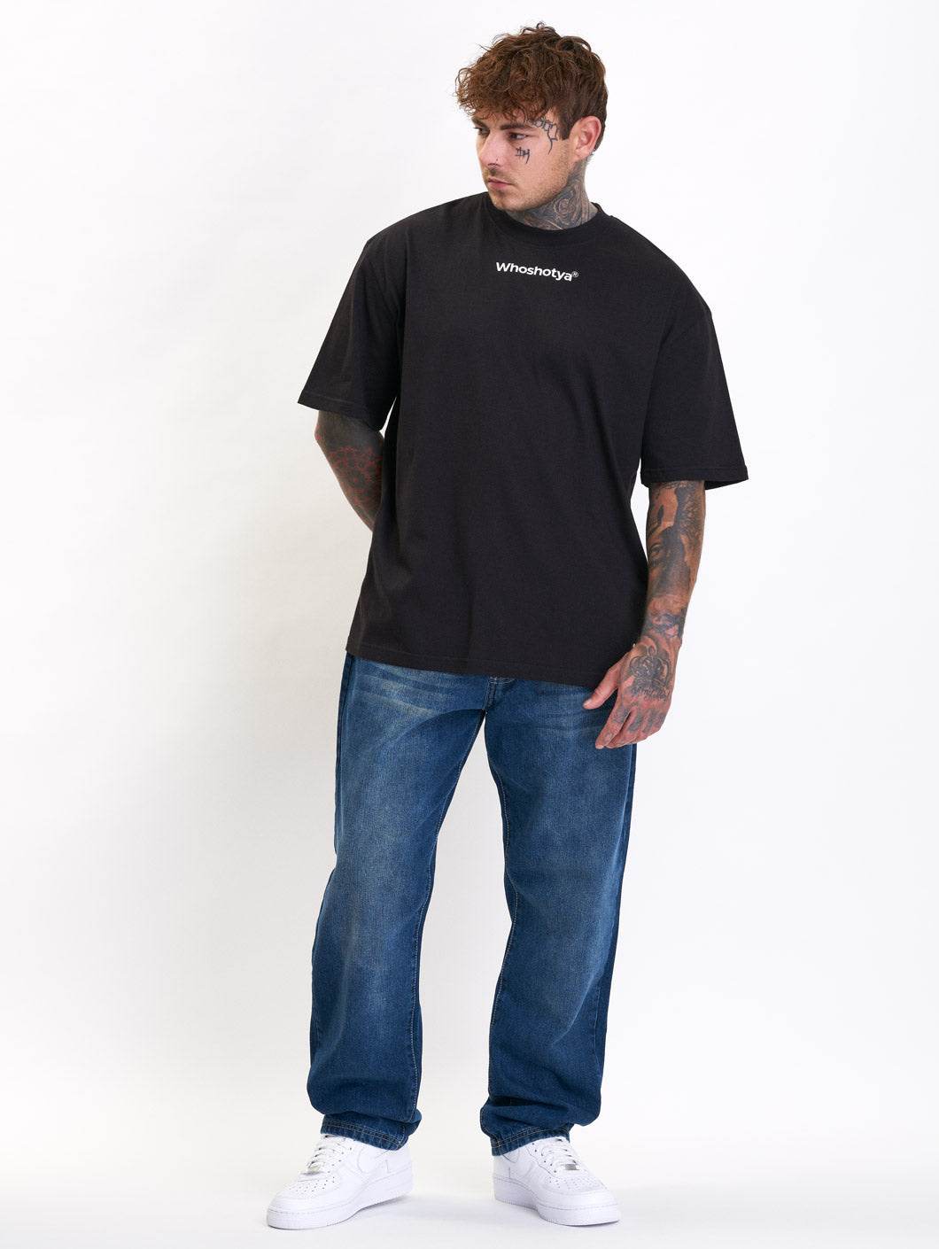 Cherry Oversized T-Shirt Black - Amstaff Wear