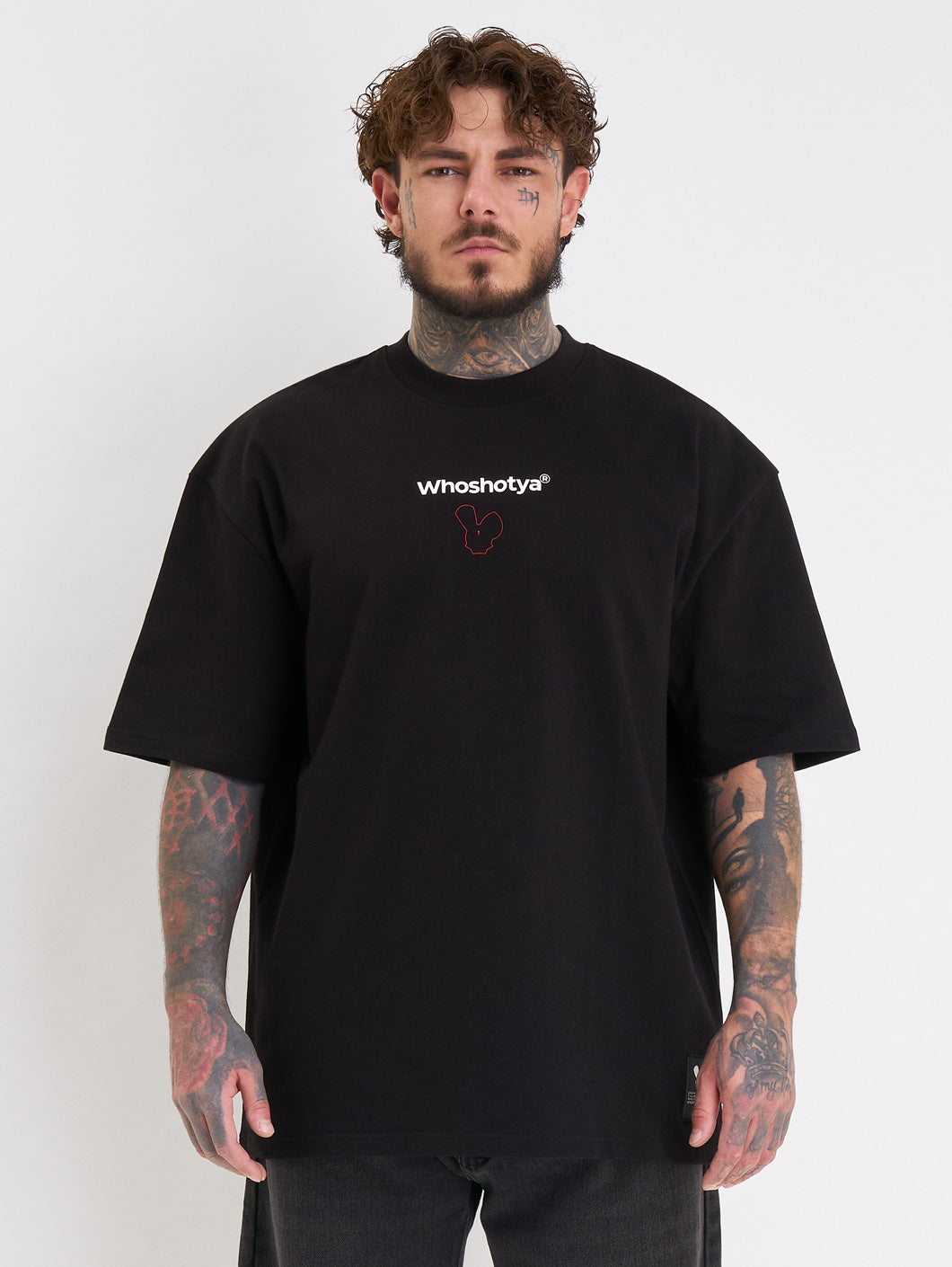 Who Shot Ya? Ethereal Oversize T-Shirt Black