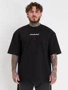 whoshotya ethereal oversize t-shirt black - 3