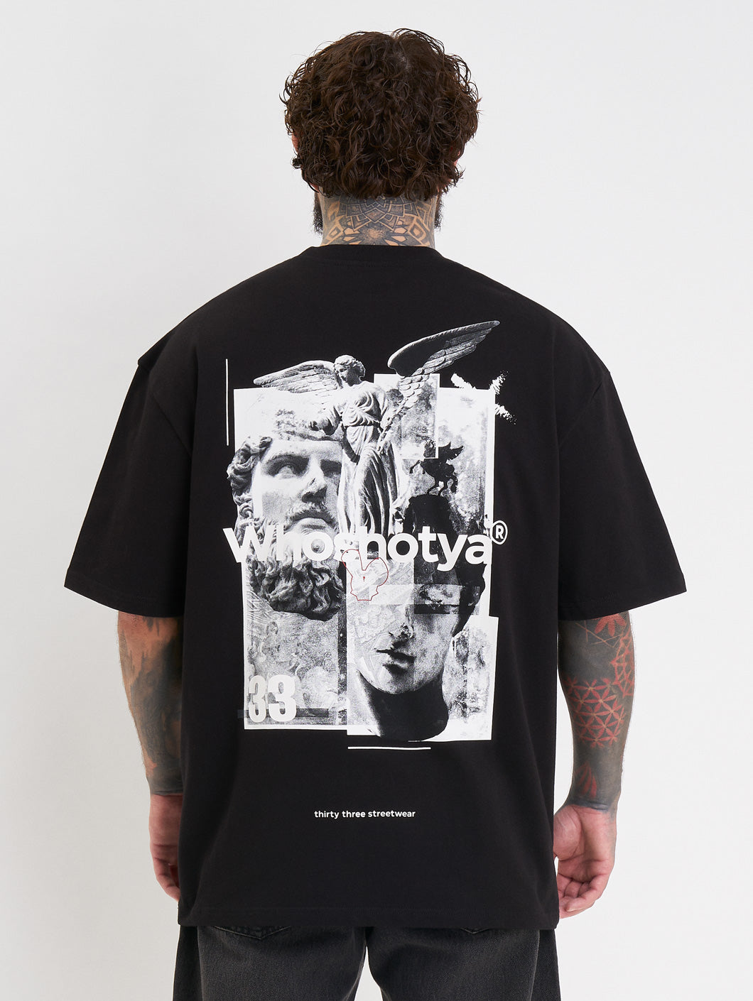 Who Shot Ya? Ethereal Oversize T-Shirt Black