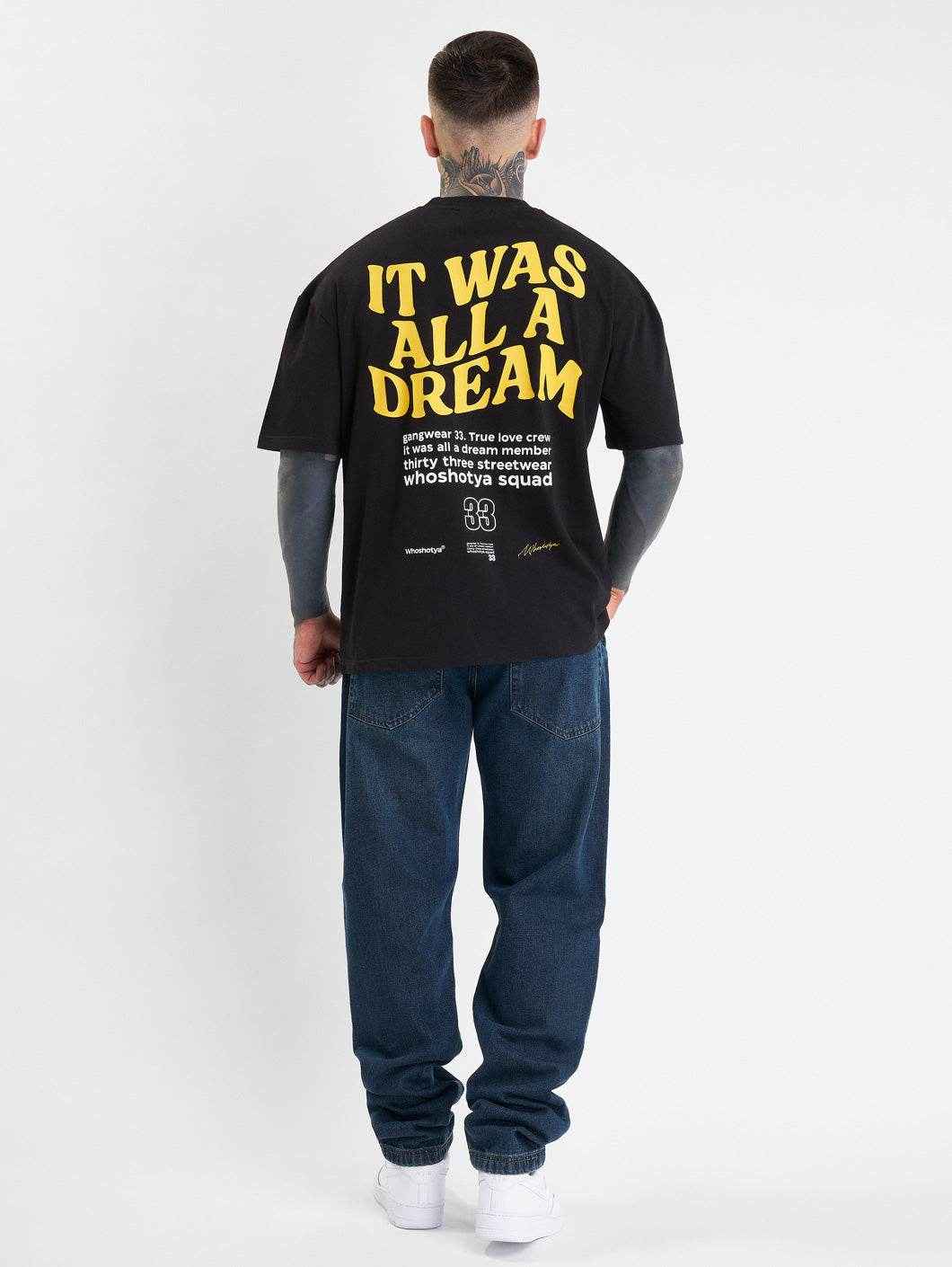 Who Shot Ya? Dreamerz Oversize T-Shirt Black