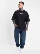 whoshotya matria oversize t-shirt black - 0