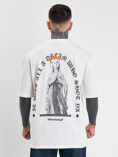 Who Shot Ya? Matria Oversize T-Shirt White