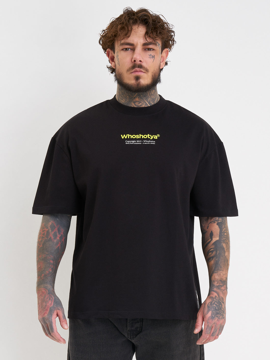 Who Shot Ya? Toxigen Oversize T-Shirt Black