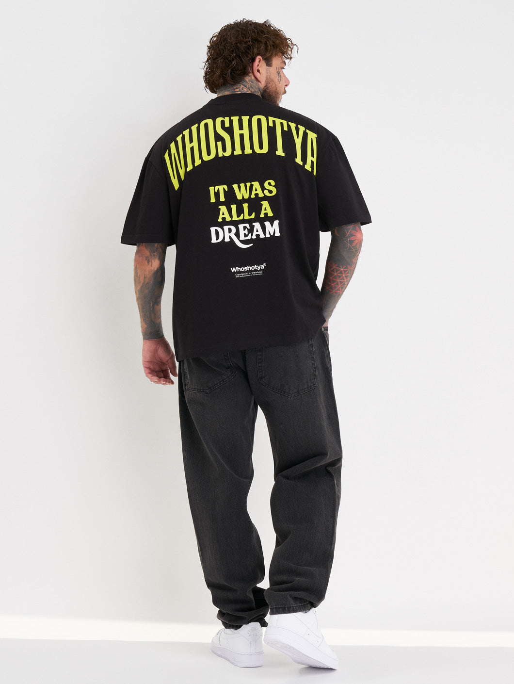 Who Shot Ya? Toxigen Oversize T-Shirt Black