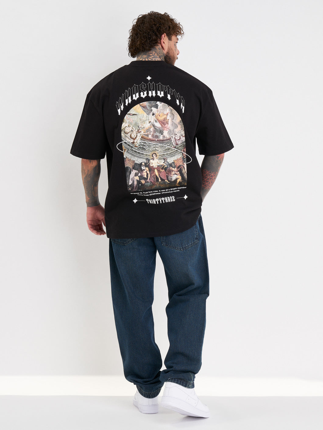 Who Shot Ya? Legacian Oversize T-Shirt Black