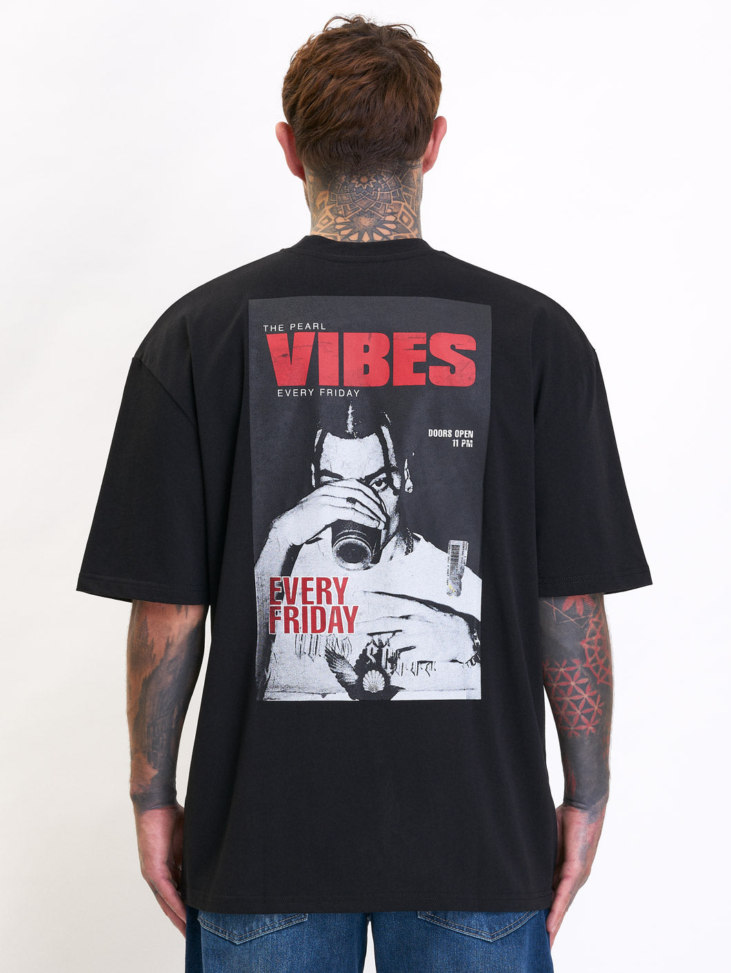Vibes Oversize T-Shirt Black 2XL