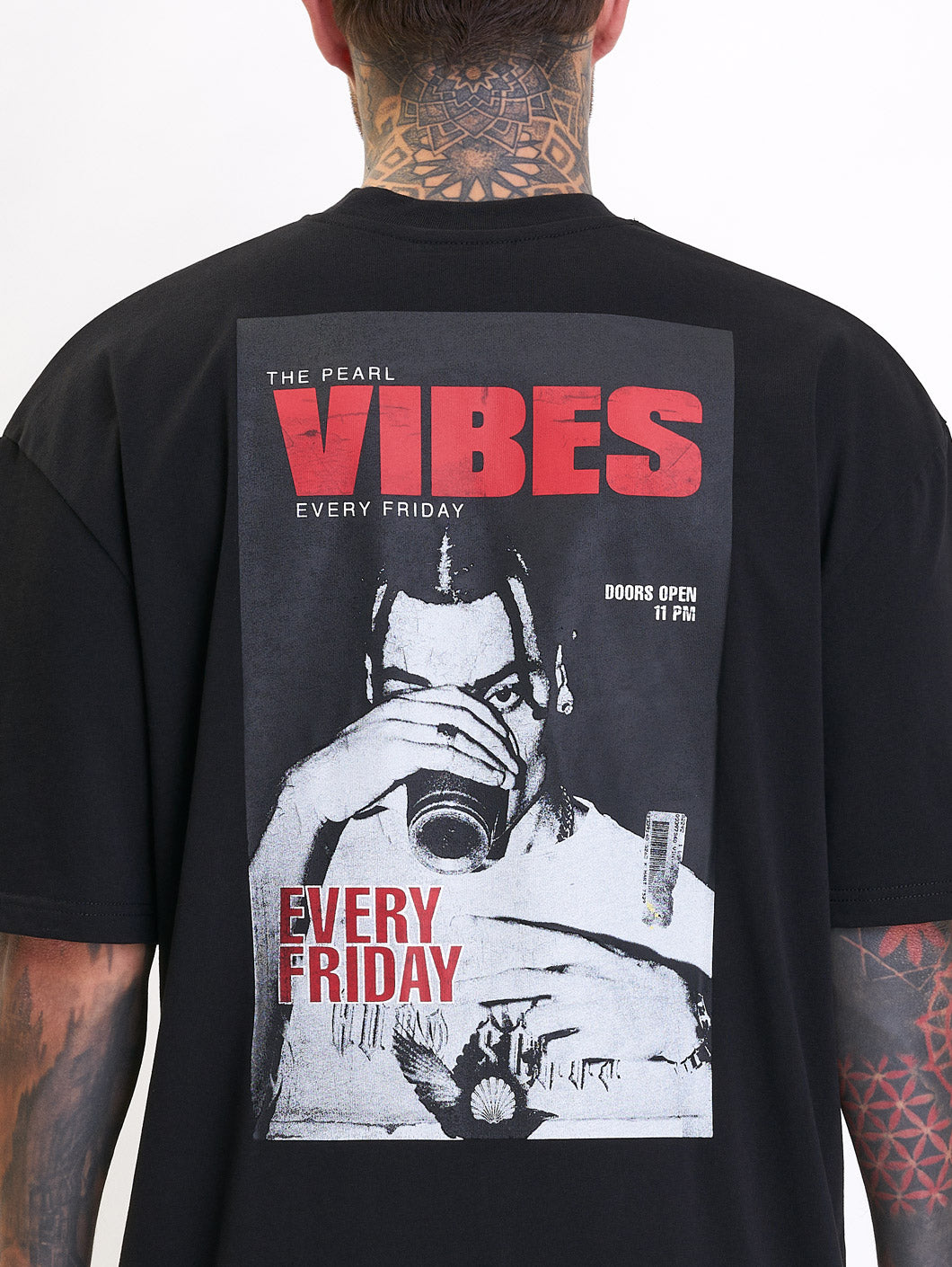 Vibes Oversize T-Shirt Black