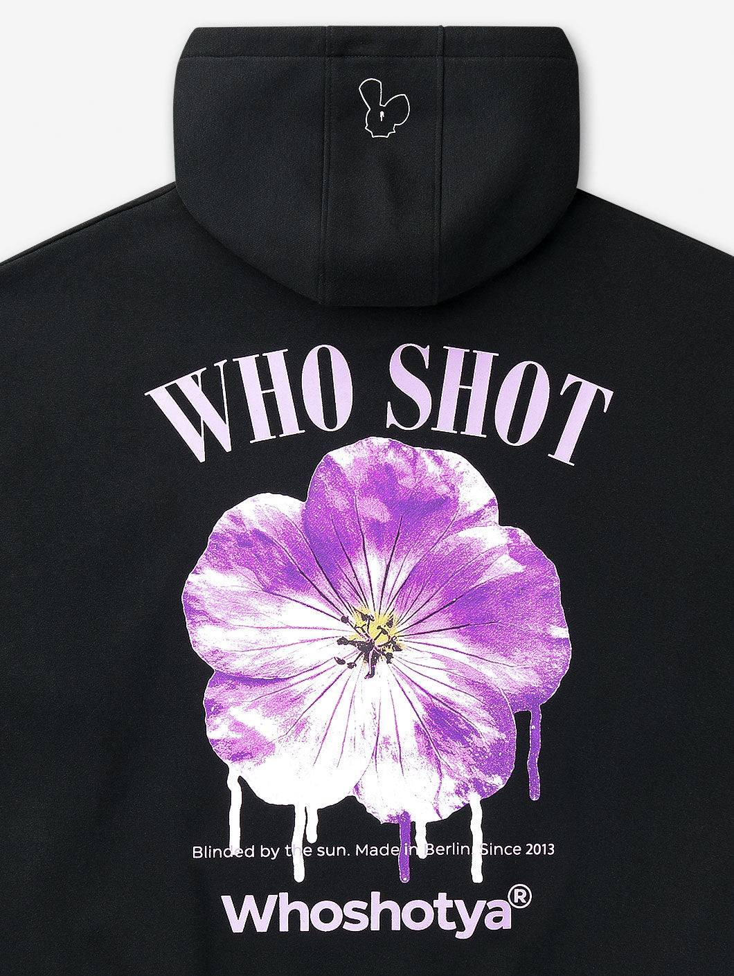 flower oversized hoodie - 4